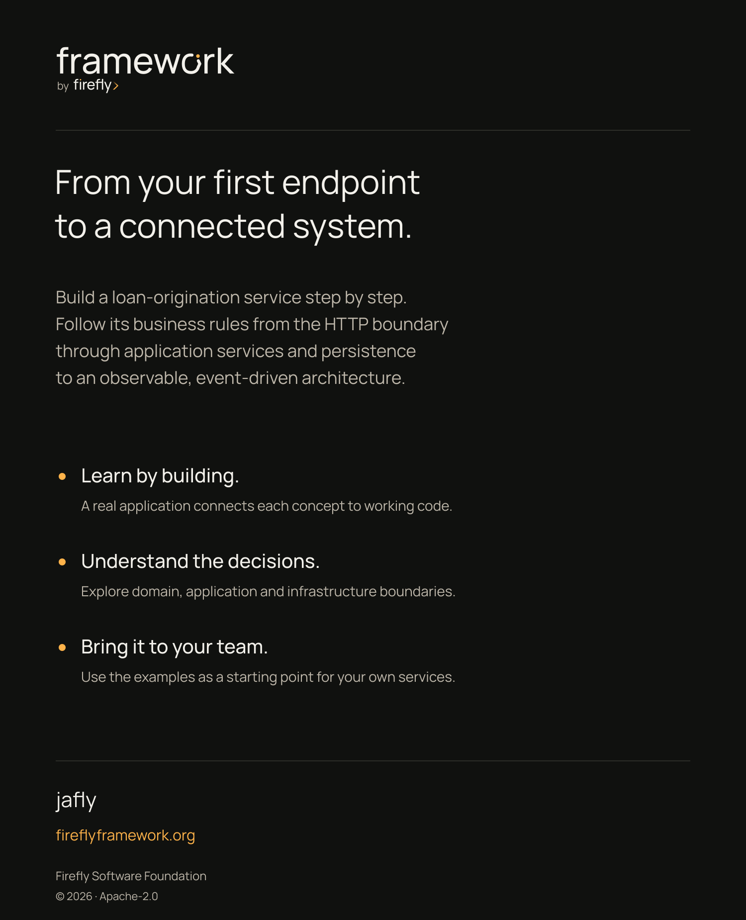 Back cover of jafly by example