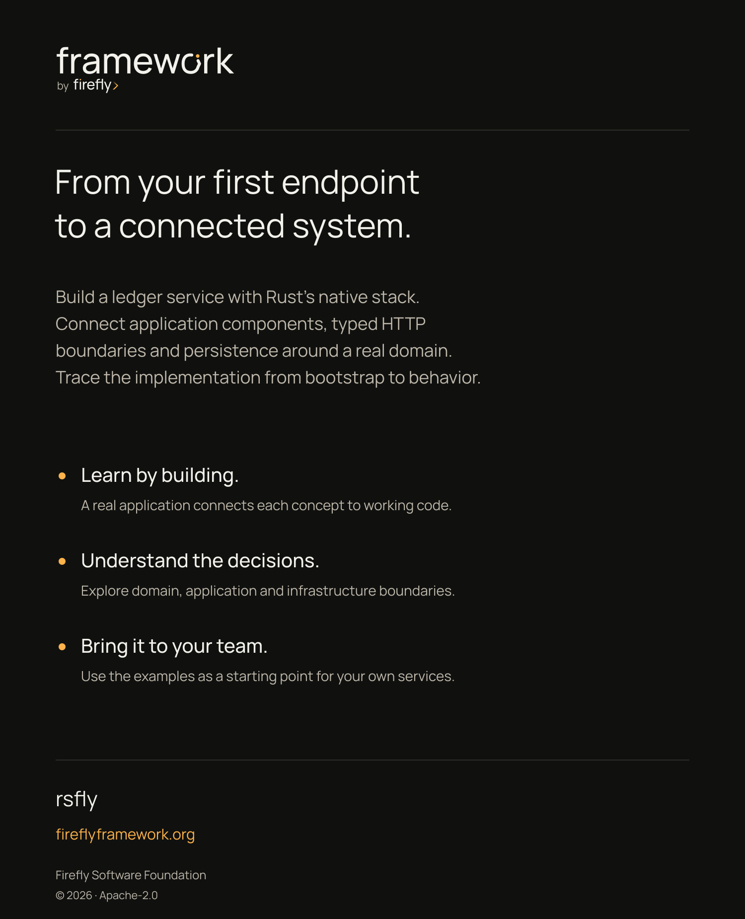 Back cover of rsfly by example